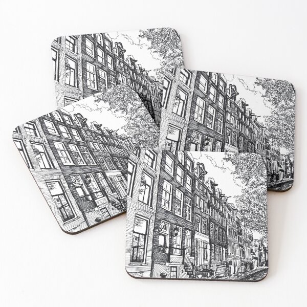 Item preview, Old street in historic part of Amsterdam, Netherlands designed and sold by hendrikjan1958.