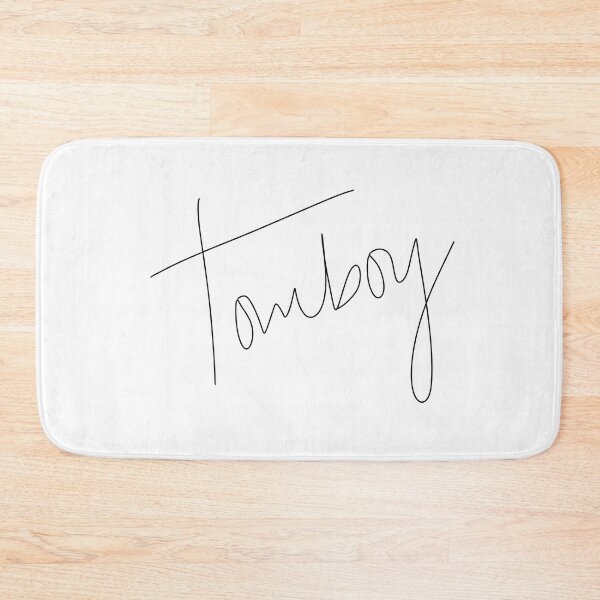 Item preview, “Tomboy” phrase/saying in minimalistic lettering  designed and sold by Paula Barriga.