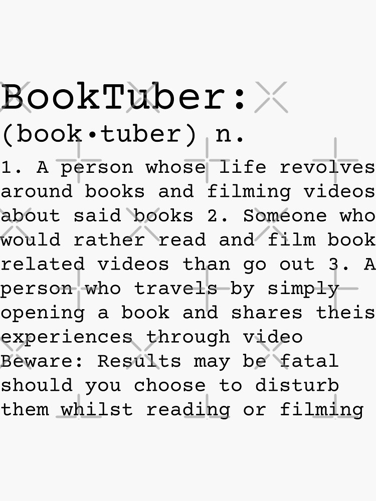 BookTuber Definition by chanzds