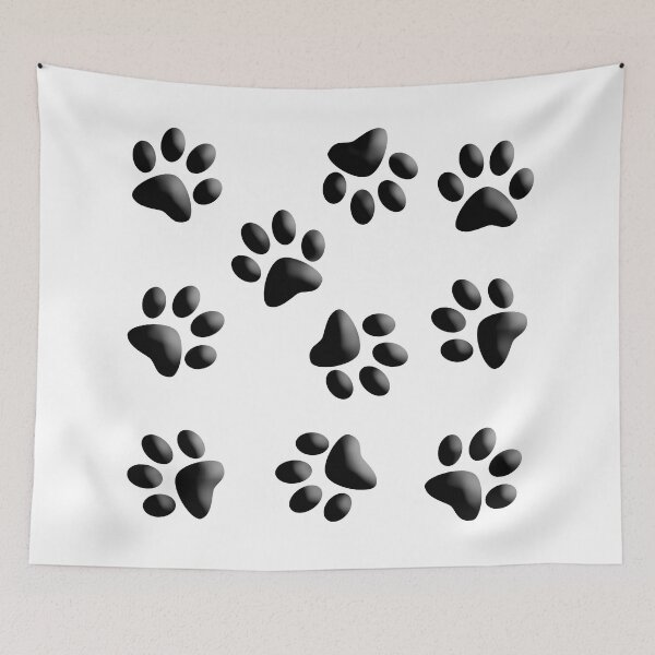 Item preview, Cute Little Paws 3D - Pattern Design designed and sold by art-by-shadab.
