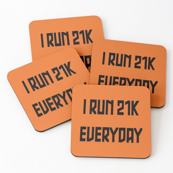 Item preview, I run 21 kilometers every day designed and sold by yayor.