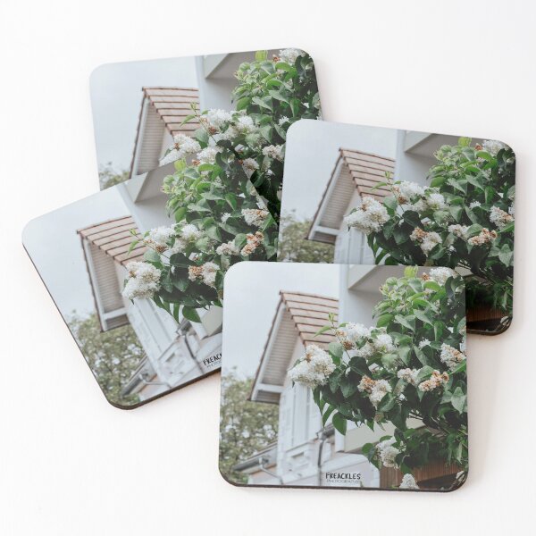Item preview, White flowers and a sweet home designed and sold by FreacklesPhoto.