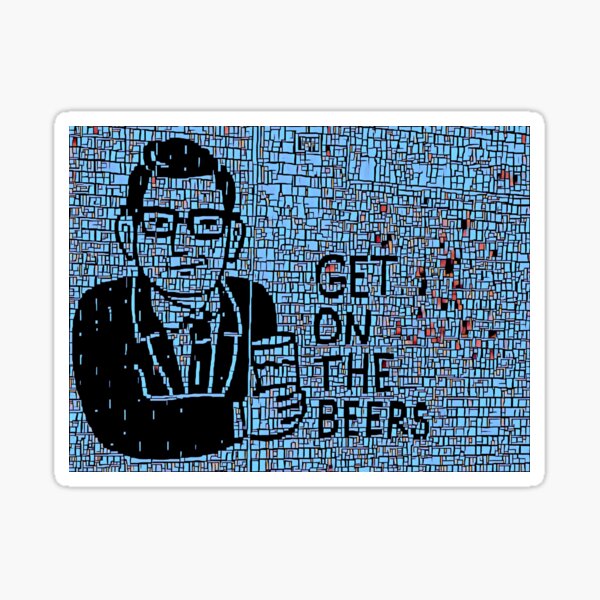 GET ON THE BEERS Sticker Dan Andrews Parody Decal Beer Aussie 4x4 Gotb Funny - Foto 4