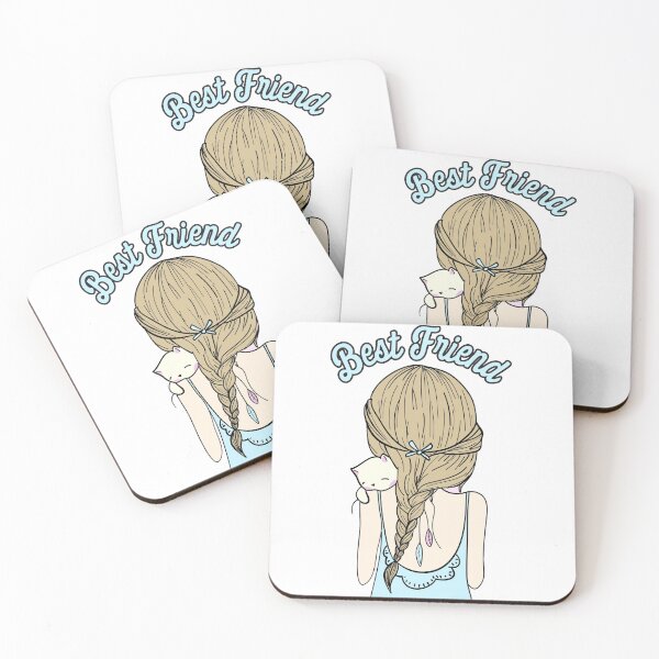 Item preview, best friend cat and girl designed and sold by Cat2D.