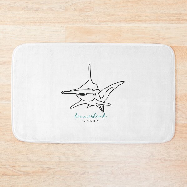 Item preview, HAMMERHEAD SHARK - MINIMALIST DRAWING  designed and sold by Tropical Blood.
