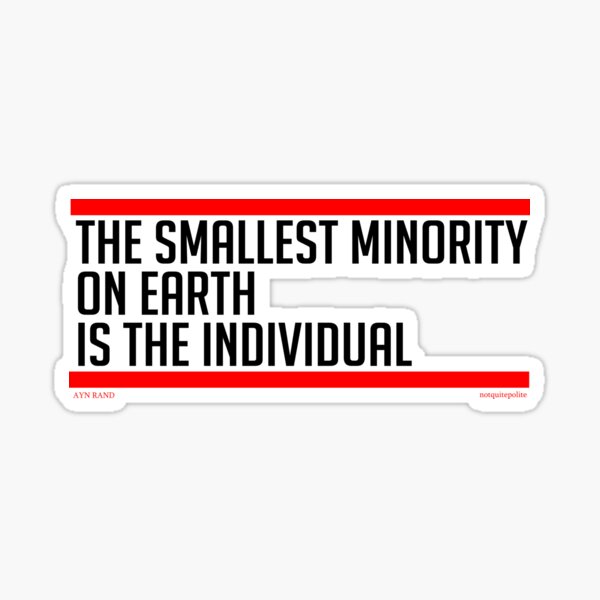 Smallest Minority Sticker
