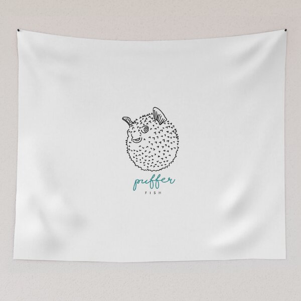 Item preview, PUFFER FISH - SEA - POSTER - FISHES OF THE SEA  designed and sold by Tropical Blood.