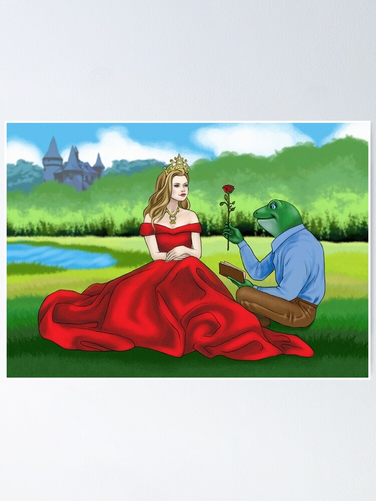 Red And Froggy Poster By Riverance Redbubble