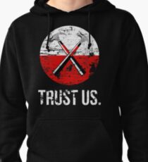 Pink Floyd TRUST US worn Pullover Hoodie