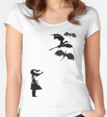 Dragons Will Be Dragons Women's Fitted Scoop T-Shirt