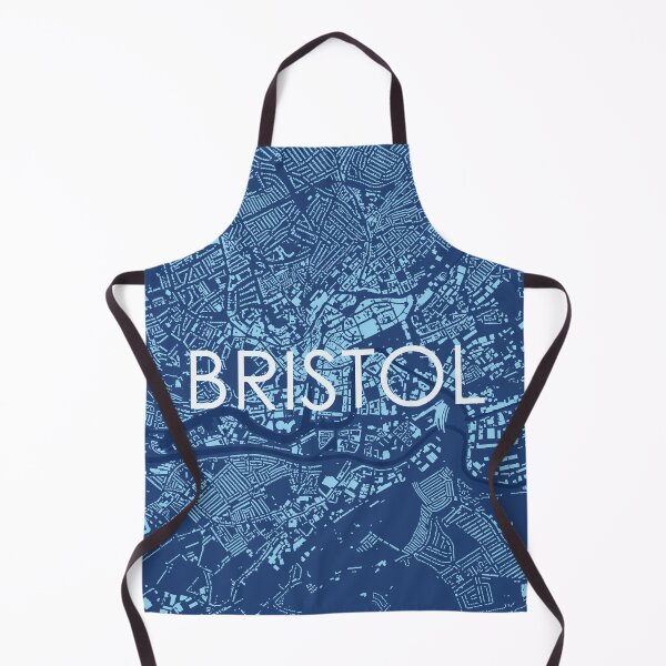 Item preview, Cities: Bristol (text), midnight blue designed and sold by helenmakesmaps.