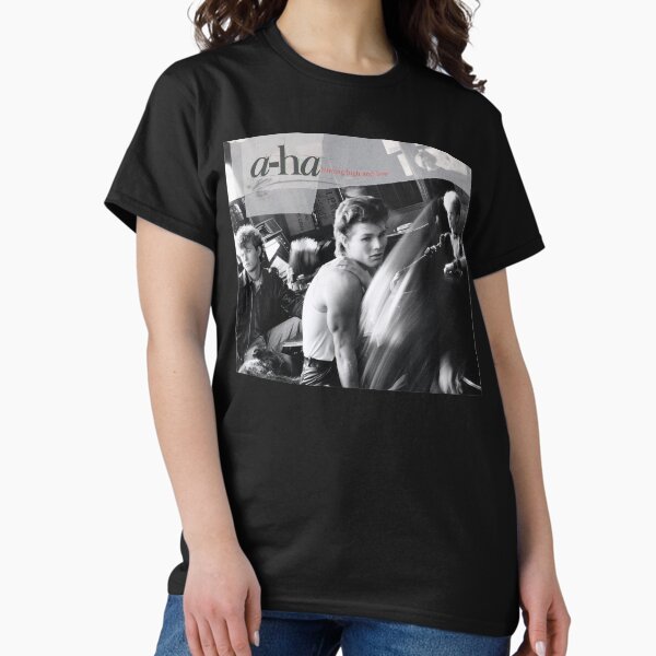 Vtg 1985 A-ha T-shirt White M/l Aha Synthpop New Wave Pop