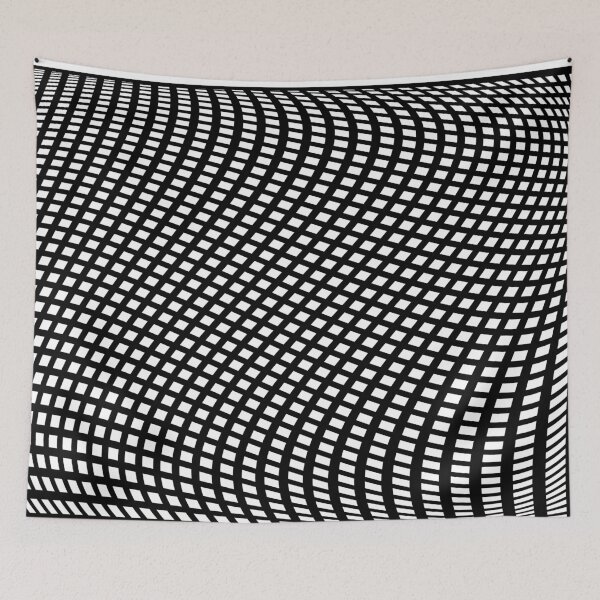 Item preview, Optical art - distorted grid designed and sold by M3EX.
