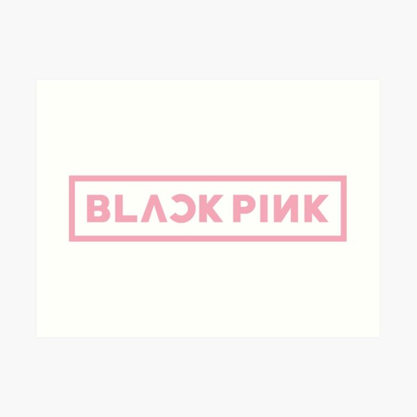 Logotipo de Blackpink Lámina artística