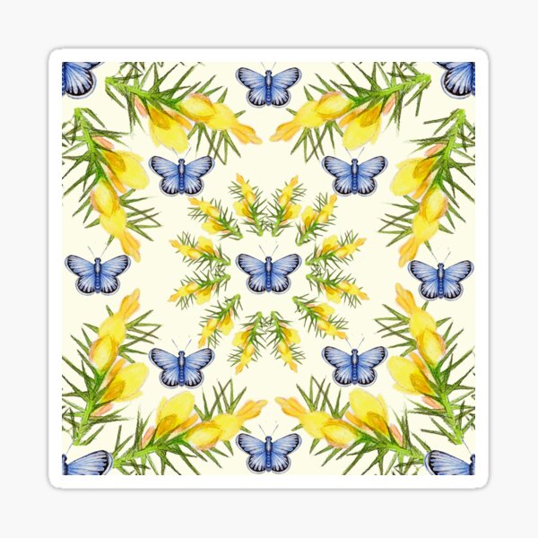 Item preview, Butterfly and Gorse Pattern designed and sold by OurShop.