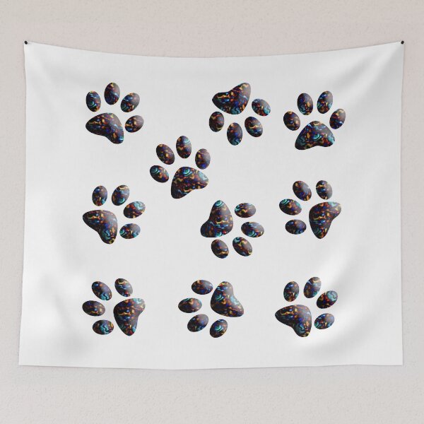 Item preview, Cute Little Paws 3D - Pattern Design 2 designed and sold by art-by-shadab.