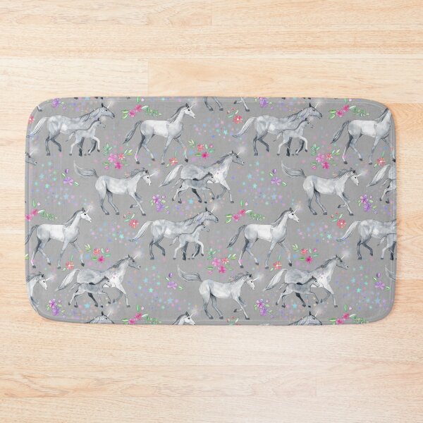 Item preview, Unicorns and Stars on Soft Grey designed and sold by micklyn.