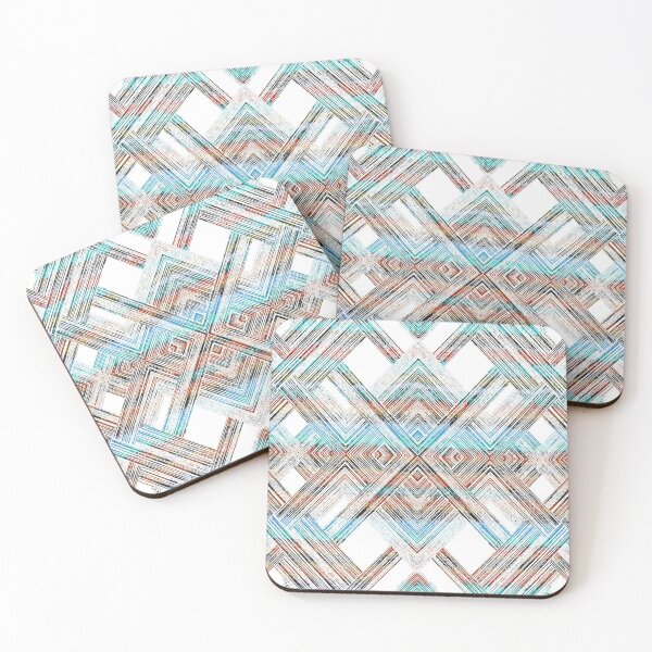 Item preview, Diamond ikat watercolor strokes modern pattern designed and sold by rajarchana.