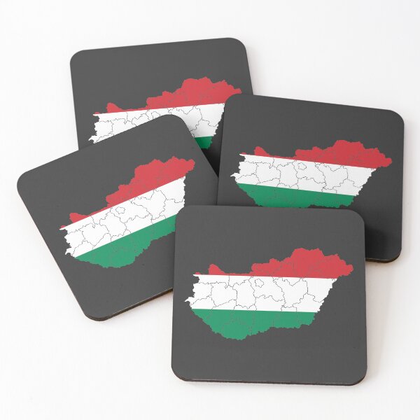 Item preview, Hungary Flag Map with regions designed and sold by Alo.