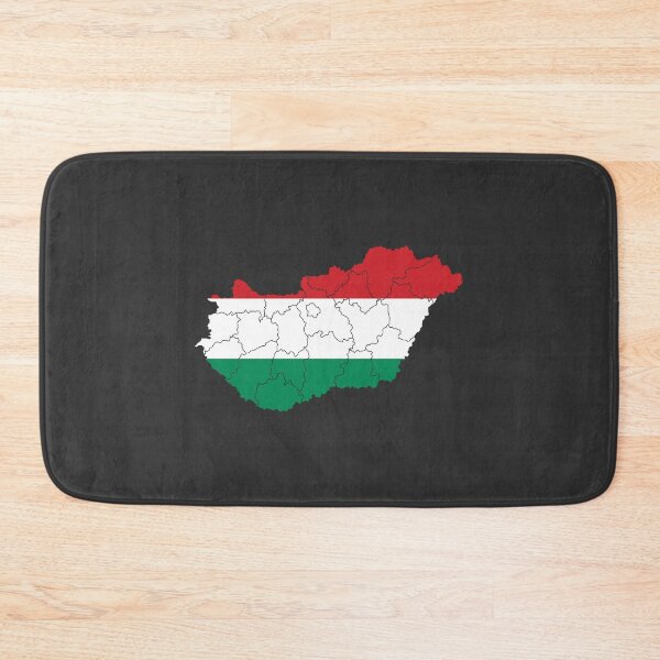 Item preview, Hungary Flag Map with regions designed and sold by Alo.