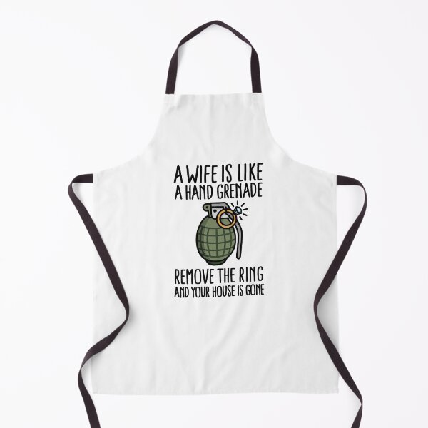 Item preview, A wife is like a hand grenade military divorce designed and sold by LaundryFactory.