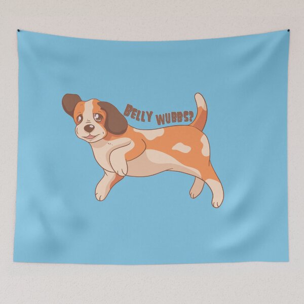 Item preview, Belly Rubs for cute beagles designed and sold by More than Myriad.