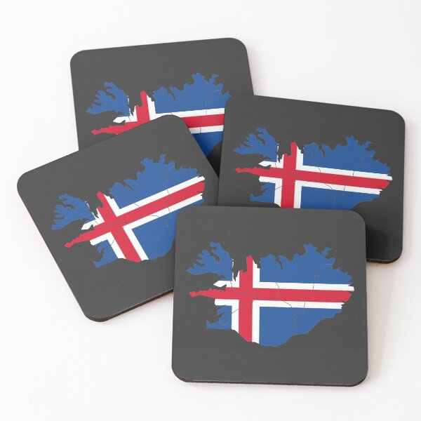 Item preview, Iceland Flag Map with regions designed and sold by Alo.