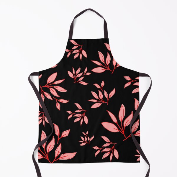 Item preview, Red pink leaves decorative pattern designed and sold by HR-the-Chemist.