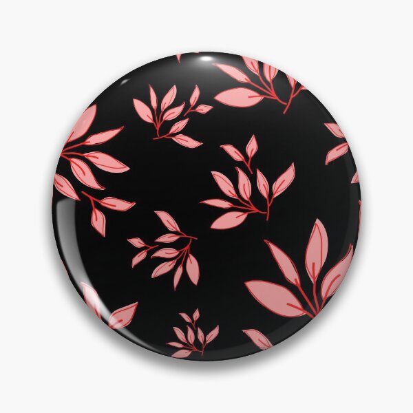 Item preview, Red pink leaves decorative pattern designed and sold by HR-the-Chemist.