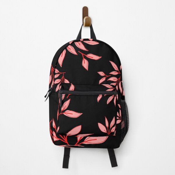 Item preview, Red pink leaves decorative pattern designed and sold by HR-the-Chemist.