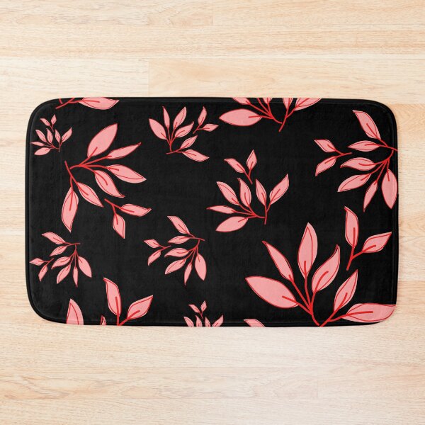 Item preview, Red pink leaves decorative pattern designed and sold by HR-the-Chemist.