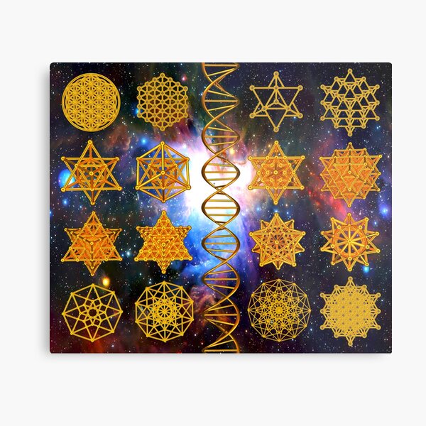 Sacred Geometry Metal Print