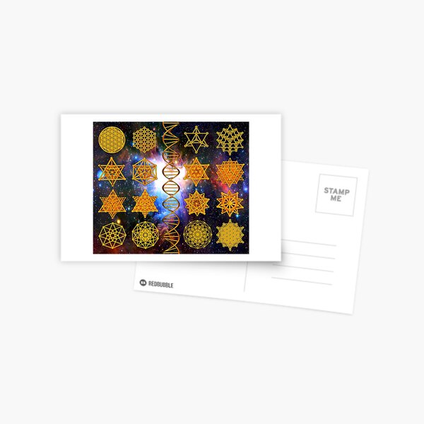 Sacred Geometry Postcard