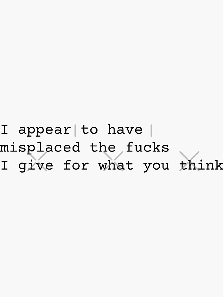 Don't Care What You Think by chanzds