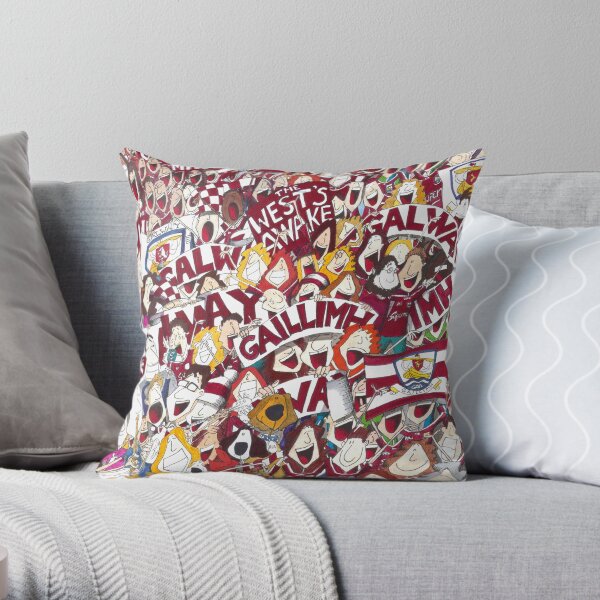 Galway fans Throw Pillow