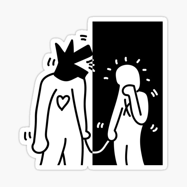 Death Grips The Money Store Keith Haring Style Sticker