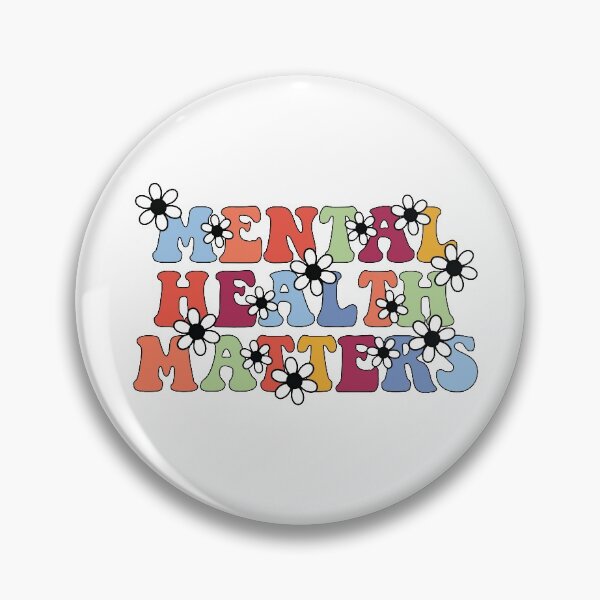 Item preview, Mental Health Matters Flower Power designed and sold by MarzStudio.