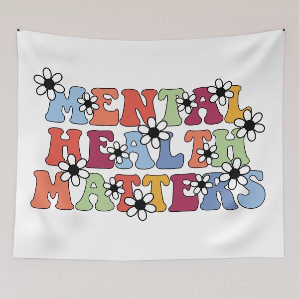 Item preview, Mental Health Matters Flower Power designed and sold by MarzStudio.