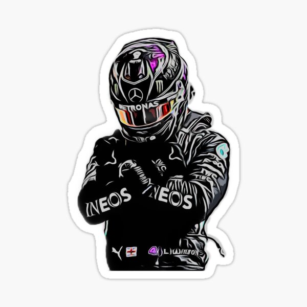 Lewis Hamilton Wakanda Pegatina