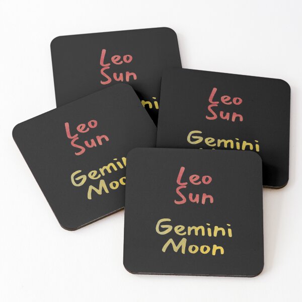 Item preview, Leo Sun Gemini Moon Text designed and sold by leomooncreates.