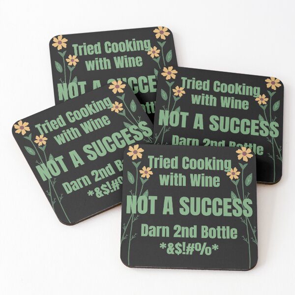 Item preview, Tried cooking with wine? designed and sold by TeeZoneZtore.