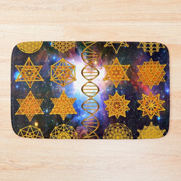 Sacred Geometry Bath Mat