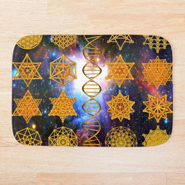 Sacred Geometry Bath Mat