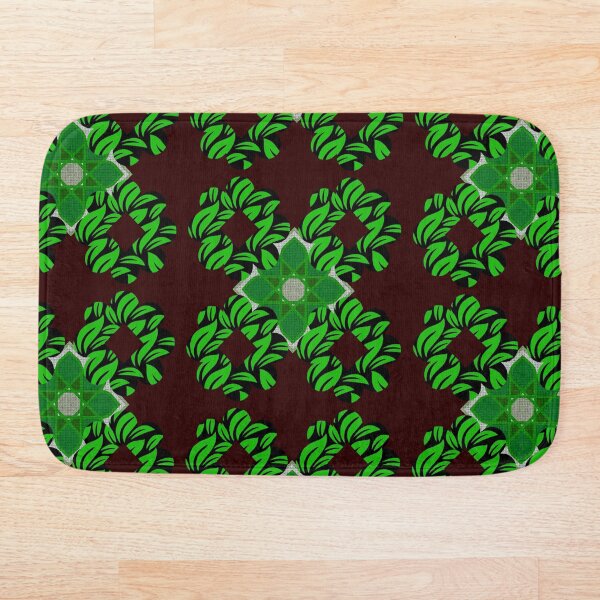 Item preview, GREEN LEAVES X PATTERN designed and sold by Jovelle de Vera.