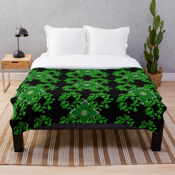 Item preview, GREEN LEAVES X PATTERN designed and sold by Jovelle de Vera.