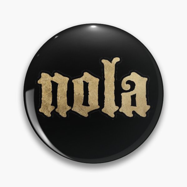 Item preview, NOLA Black and Gold designed and sold by WizZardArt.