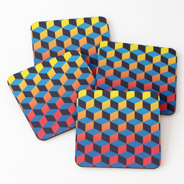 Item preview, Large tumbling blocks pattern designed and sold by M3EX.