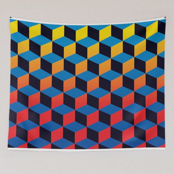Item preview, Large tumbling blocks pattern designed and sold by M3EX.