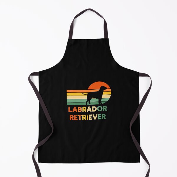 Labrador Retriever Dog Vintage Retro Apron