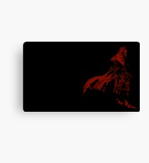Vincent Valentine Minimalist Black Canvas Print